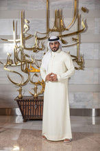 Load image into Gallery viewer, Cream Arabi-Kuwaiti Kandoora
