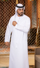 Load image into Gallery viewer, White Emirati Kandoora Daikibo
